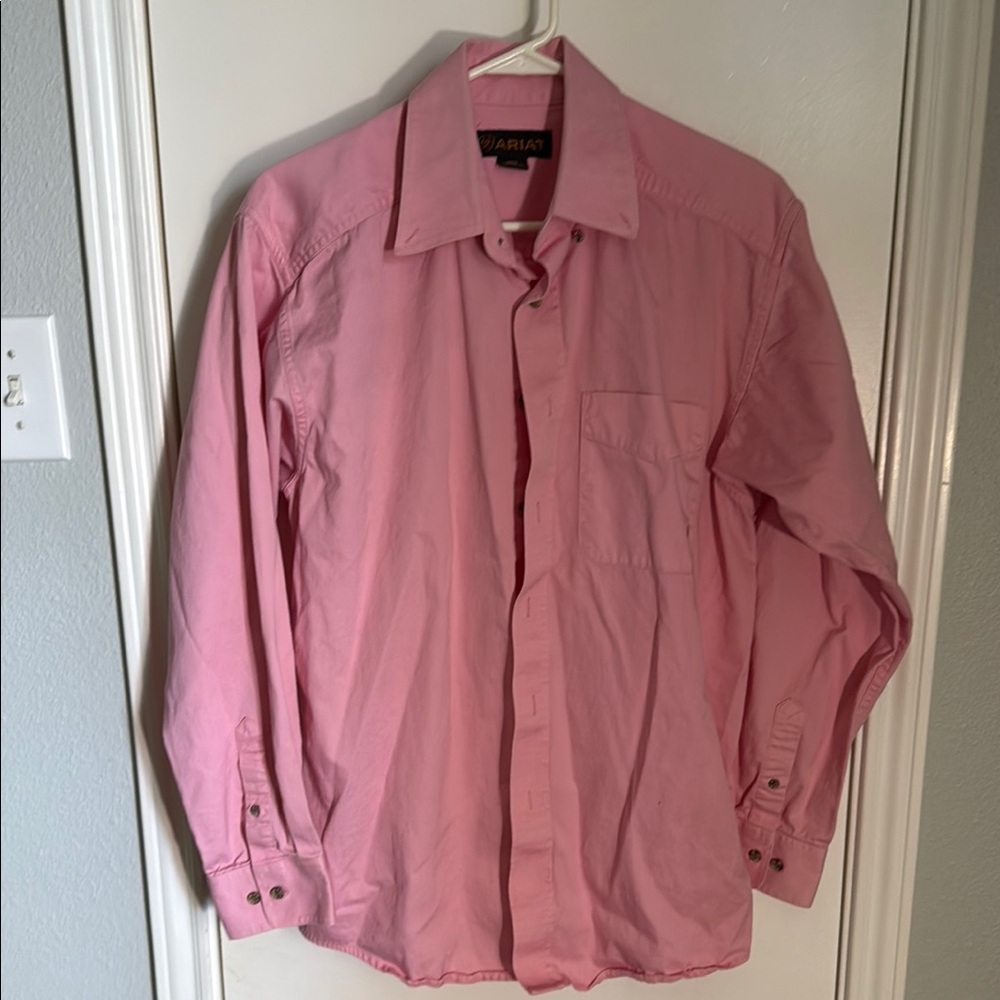 Ariat Pink Button-Up Shirt